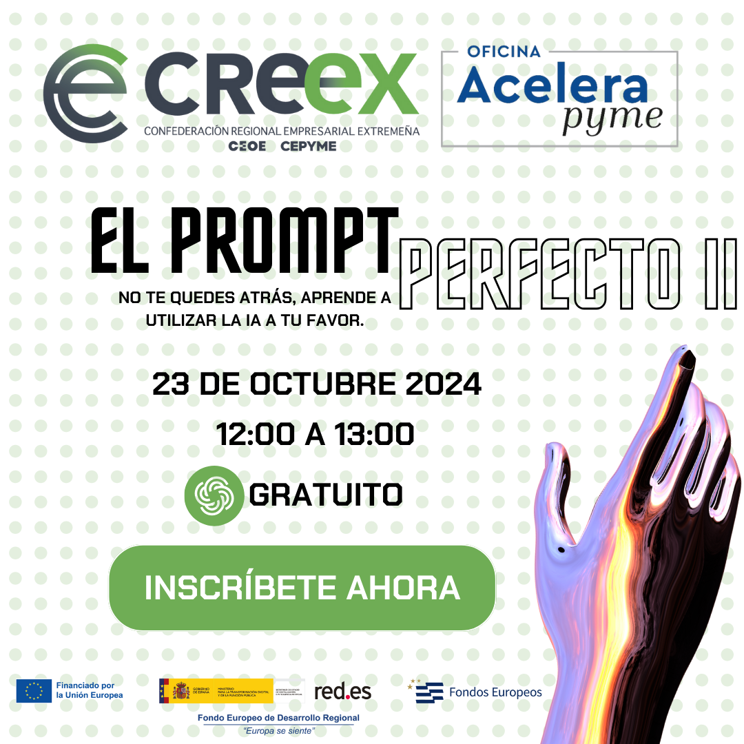 Aprende a aprovechar la IA en tu empresa con la jornada: El Prompt Perfecto II