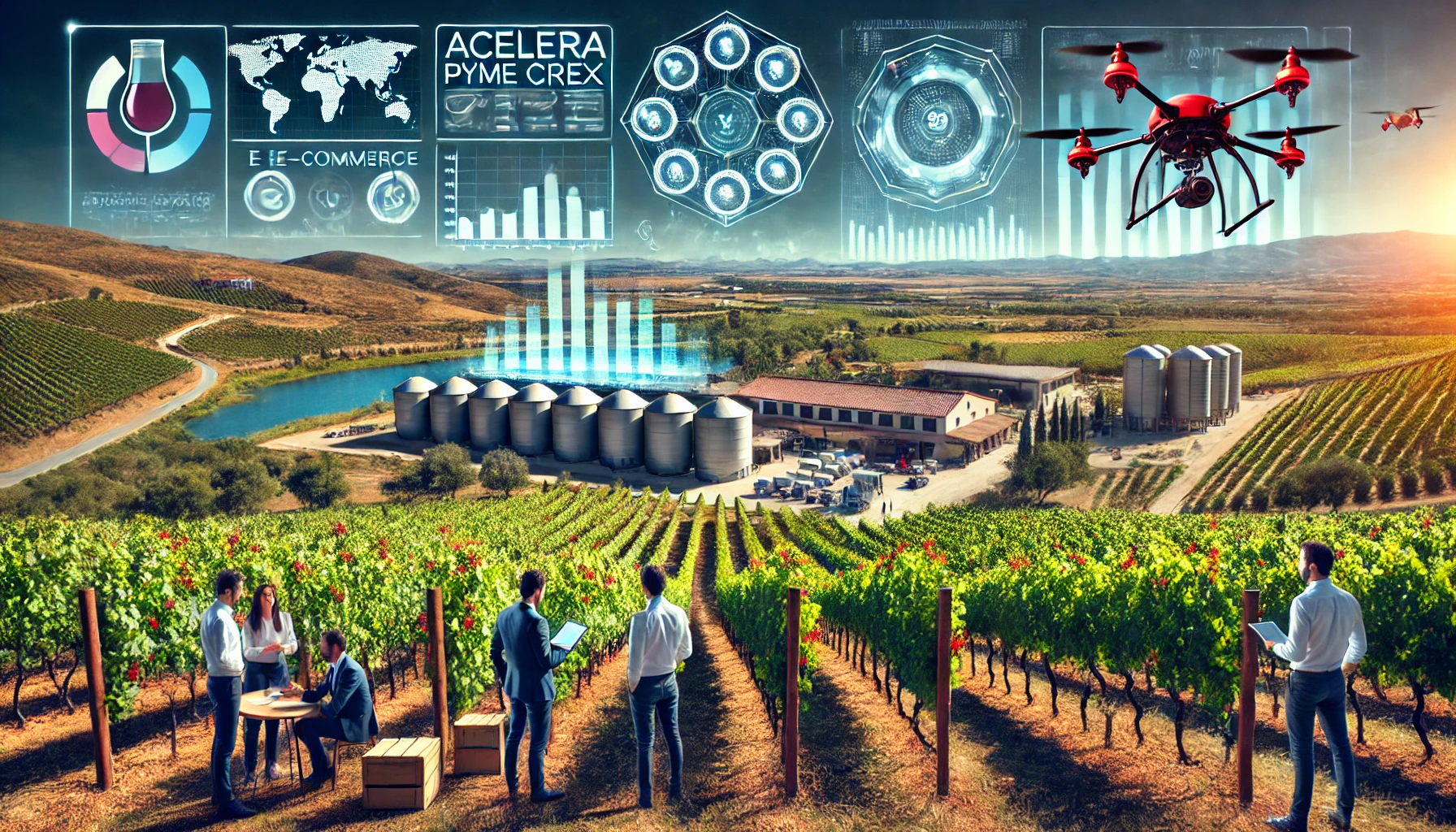 Transformación Digital en la Industria del Vino en Extremadura: Innovación en el Proceso de Producción y Comercialización