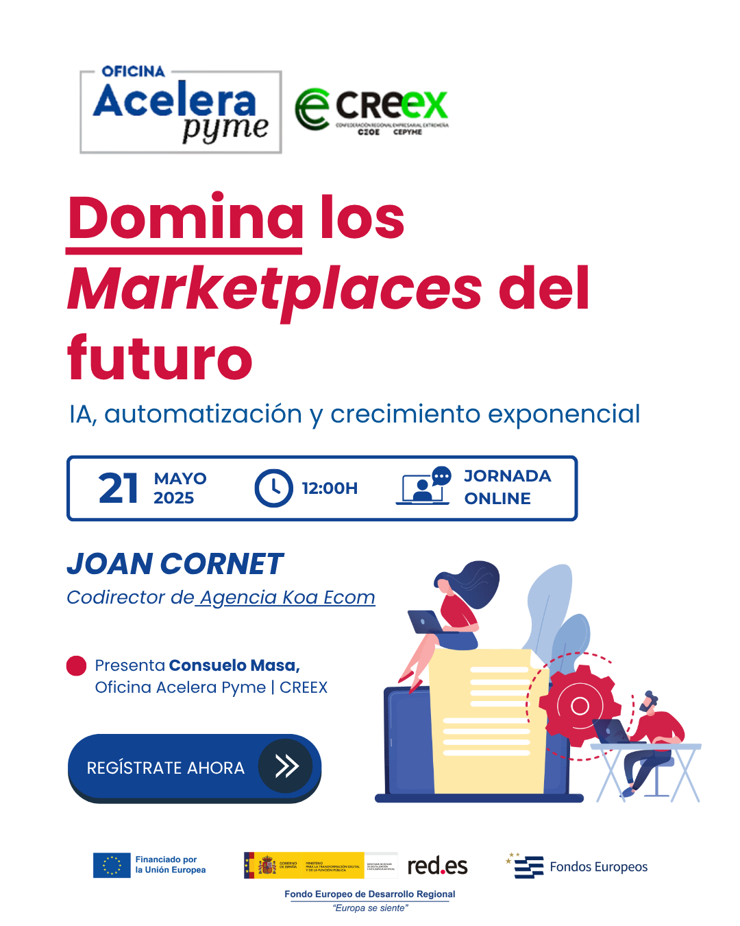 Jornada Online: Domina los Marketplaces del futuro (IA, automatización y crecimiento exponencial)