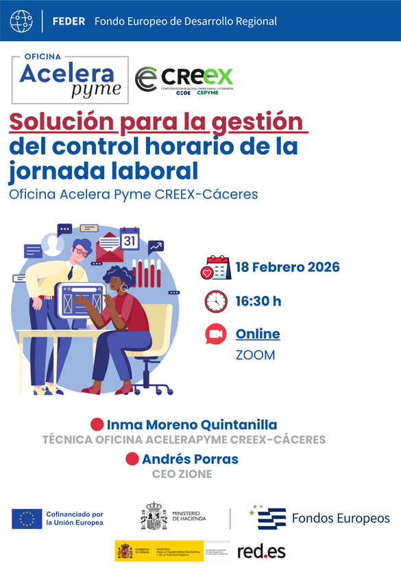 Solución para la gestión del control horario de la jornada laboral