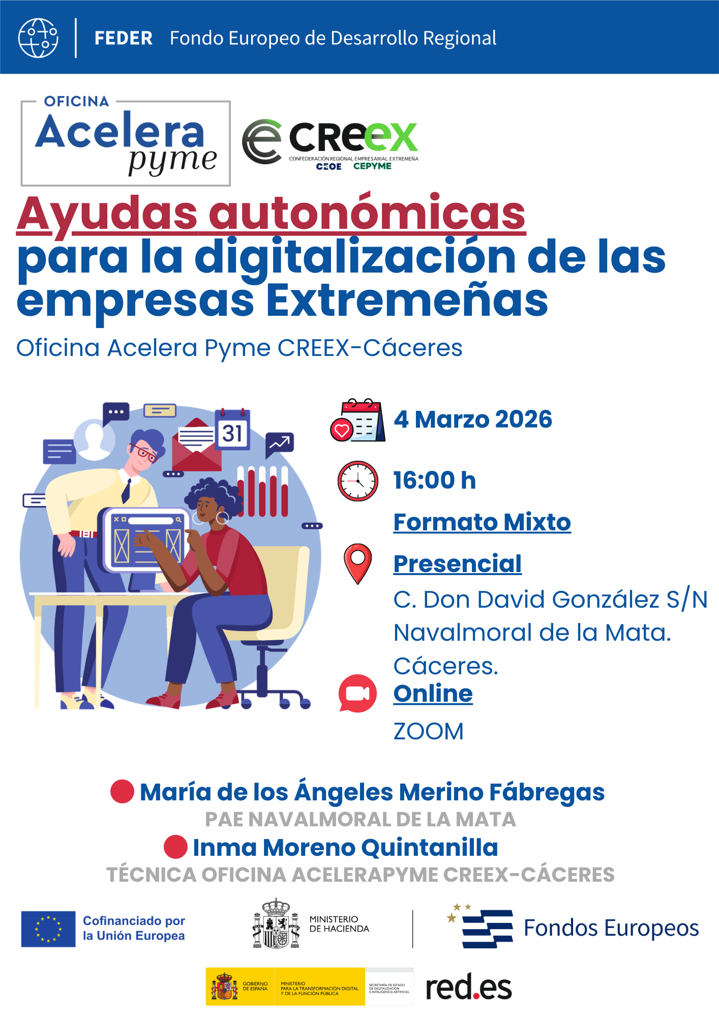 Ayudas autonómicas para la digitalización de las empresas Extremeñas