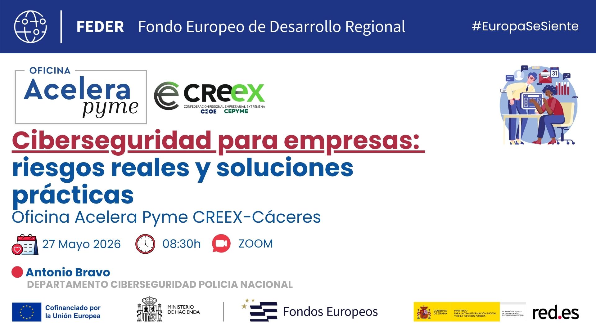 Ciberseguridad para empresas | Acelera Pyme Cáceres